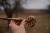 Drop Spindle, Hand spindle, spindle for spinning wool, Vytu Vatu Clear finish, Handcrafted Spinning Tool