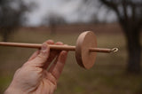 Drop Spindle, Hand spindle, spindle for spinning wool, Vytu Vatu Clear finish, Handcrafted Spinning Tool
