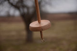 Drop Spindle, Hand spindle, spindle for spinning wool, Vytu Vatu Clear finish, Handcrafted Spinning Tool