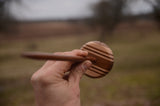 Drop Spindle, Hand spindle, spindle for spinning wool, Vytu Vatu Clear finish, Handcrafted Spinning Tool