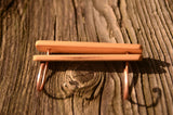 Band  locker, 12 cm, Weaving holder, Braid holder, Weaving tool, Tablet weaving, Inkle loom, Rigid heddle weaving, Walnut, Card weaving