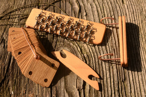 Tablet weaving kit, 24tablets set for weaving,  Card weaving, swivels  for weaving, weaving shuttle, copper pin, tablets for weaving