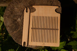 Rigid Heddle weaving loom with Shuttle. Natural wood colour, Weaving board, Rigid weaving,Inkle weaving, Backstrap loom, Handweaving loom