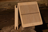 Rigid heddle with shuttle,  Bandweaving,  Backstrap loom, Rigid heddle shuttle, Table loom, Viking reenactment, Inkle weaving, Ethno weaving