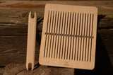 Rigid heddle with shuttle,  Bandweaving,  Backstrap loom, Rigid heddle shuttle, Table loom, Viking reenactment, Inkle weaving, Ethno weaving
