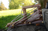 Inkle loom, 50 cm length, ASH wood, Weaving loom, Table loom, Ethno art, Viking craft, Viking loom, Baltic weaving, Loom for Belt, Strap