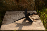 Handcrafted Turkish Spindle | Black Wood Drop Spindle for Spinning Wool | Wooden Hand Spindle Tool
