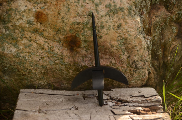 Handcrafted Turkish Spindle | Black Wood Drop Spindle for Spinning Wool | Wooden Hand Spindle Tool
