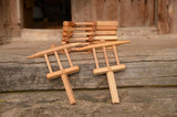 Rope making tool, Winder for cord making, Traditional Rope-Making Tool Set – Handmade Beech Wood Winders (2 pcs), Baltic Viking Folk Craft