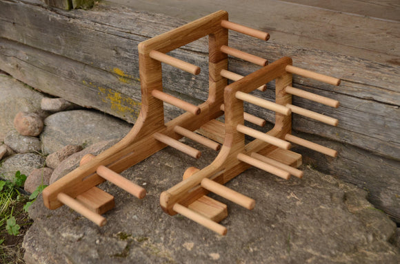 Set of oaken Inkle looms, 50 cm +35 cmlength, Card weaving loom, Tablet weaving,  Inkle weaving, Viking craft, Viking loom, Baltic weaving