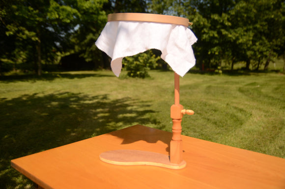 Embroidery Hoop Holder Stand, Cross stitch lap stand, Clamp On Table, DIY Cross Stitch,Needlework Stand with Adjustable Frame. (Copy)