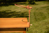 Embroidery Hoop Holder Stand – Adjustable Cross Stitch Lap Stand, Clamp-On Table Needlework Frame for DIY Embroidery