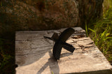 Handcrafted Turkish Spindle | Black Wood Drop Spindle for Spinning Wool | Wooden Hand Spindle Tool