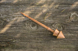 Handcrafted Support Spindle | Mango Wood Drop & Supported Spindle | Low Whorl Spinning Tool