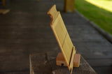 Rigid Heddle Board with Shuttle & Optional Dock | Hand Weaving Tool for Backstrap or Table Loom | Elm Oak | Compact Weaving Kit