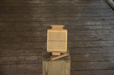 Rigid Heddle Board with Shuttle & Optional Dock | Hand Weaving Tool for Backstrap or Table Loom | Elm Oak | Compact Weaving Kit