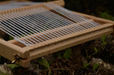 Wooden Weaving Frame Loom – Fully Assembled Beech Wood Frame with 3 Shuttles & Weaving Comb – Ready to Weave!