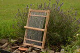 Wooden Weaving Frame Loom – Fully Assembled Beech Wood Frame with 3 Shuttles & Weaving Comb – Ready to Weave!