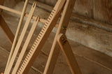 Large Wooden Weaving Frame Loom – 40×40 cm Beech Wood | Use Standing or Flat | Easy Assembly | 2 Shuttles + Comb Included