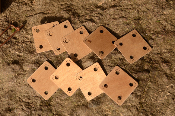 Super Thin Tablet Weaving Cards – 0.8 mm Hardwood Plywood – Handcrafted and Durable