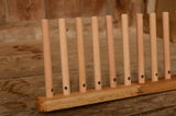 Wooden Peg Loom – 43 cm Weaving Tool – Handmade Oak Base with Beech Wood Pegs – Easy Weaving Loom for Beginners