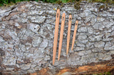 Needles for naalbinding, Set of 4  needles with case, Set for weaving, Medieval weaving, Viking reenactment, Wooden needles, Beech wood