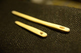 Wooden needles for nalbinding, Set of two needles, Handcarved needle, Jasmine wood, Nålebinding, Nålbinding, Naalbinding needle