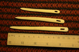 Set of 3 nalbinding needles, Nalbinding needle,  Wooden needle, Medieval weaving, Viking needle, Reenactment needle, Hardwood needle