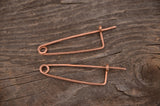 Copper pin, 9cm, Tablet Card weaving, Medieval pin, Pin for reenactment, Pin for weaving, Handmade pin,Fastener for weaving