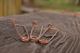 Pin for tablet weaving, 11 cm length, Card weaving pin, Pin for tablets, Copper pin,Medieval pin,Handforged pin, Hammered pin