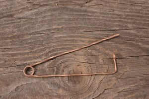 Copper pin, 14cm length, for Tablet weaving, Card weaving, Medieval pin, Pin for reenactment, Fastener for weaving