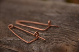 Copper pin, Tablet weaving, Card weaving, Medieval pin, Pin for reenactment, Pin for weaving, Handmade pin, Fastener for weaving