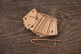 Copper pin, Tablet weaving, Card weaving, Medieval pin, Pin for reenactment, Pin for weaving, Handmade pin, Fastener for weaving