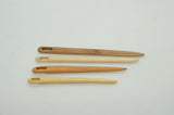 Wooden Nalbinding Needles / With case /Set of 4 / Handcarved needle / / Nålebinding / Nålbinding / Naalbinding needle / Medieval art