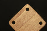 Large weaving tablets,7,5 cm x 7,5 cm weaving cards, wooden tablets for weaving, Cards for tablet weaving, With Bronze pin