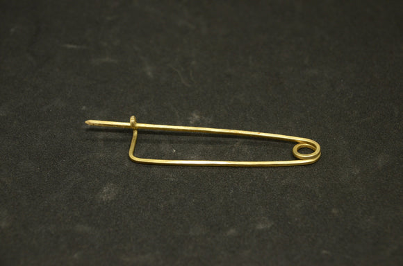 Bronze pin, 10cm length, Tablet weaving, Card weaving, Medieval pin, Pin for reenactment, Pin for weaving, Tablets fastener