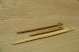 Set of 3 wooden needles, Nalbinding needles, Wooden toothbrush rag rug needle, Wooden needle, Weaving needle, Lengths 12,10,7 cm