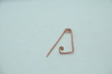 Handforged twisted pin, 9 cm length, Copper pin for weaving, Tablet weaving, Card weaving,  Medieval reenactment pin, Tablets fastener