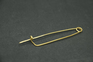 Brass pin, Pin for tablet  weaving, 14 cm length, Card weaving fastener, Bronze pin,  Medieval reenactment pin, Hammered pin