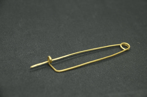 Brass pin, Pin for tablet  weaving, 14 cm length, Card weaving fastener, Bronze pin,  Medieval reenactment pin, Hammered pin