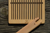 Rigid Heddle weaving loom and shuttle, Rigid weaving, Weaving board, Inkle weaving, Tape loom,Backstrap loom, Handweaving loom