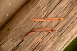 Nalbinding needles, Wooden needles, Set of 2 needles, Medieval needles, Curved needle, Wooden needles for nalbinding