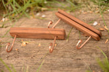 Band  locker, Weaving holder, Braid holder, Weaving tool, Tablet weaving, Inkle loom, Rigid heddle weaving, Walnut, Card weaving